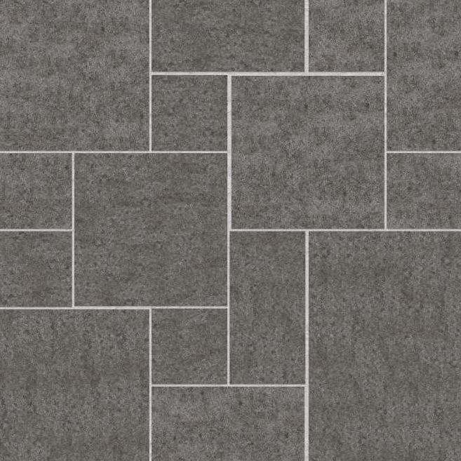 Ankar Black - Flamed & Waterjet Finish - Patio - Standard - DP086 SDM165 SDT1081