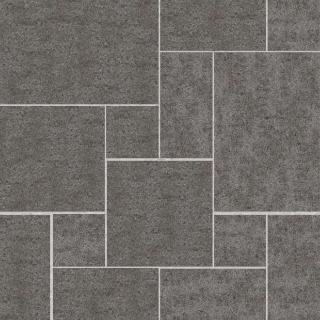 Ankar Black - Flamed & Waterjet Finish - Patio - Standard - DP092 SDM165 SDT1087