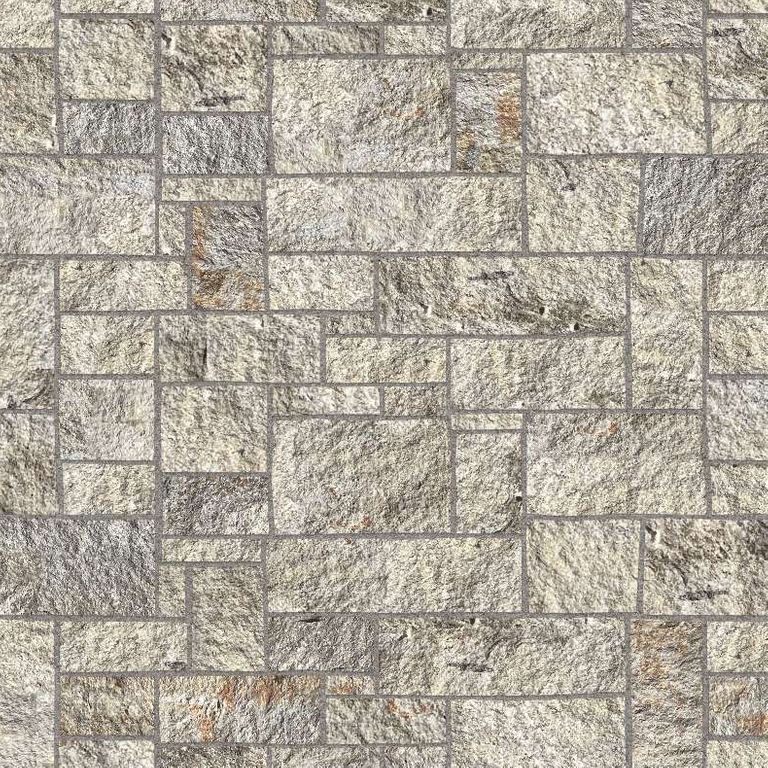 Reclaimed Curbstone Blend - Split-face Surface - Full Veneer - Standard - DP084 SDM347 SDT369