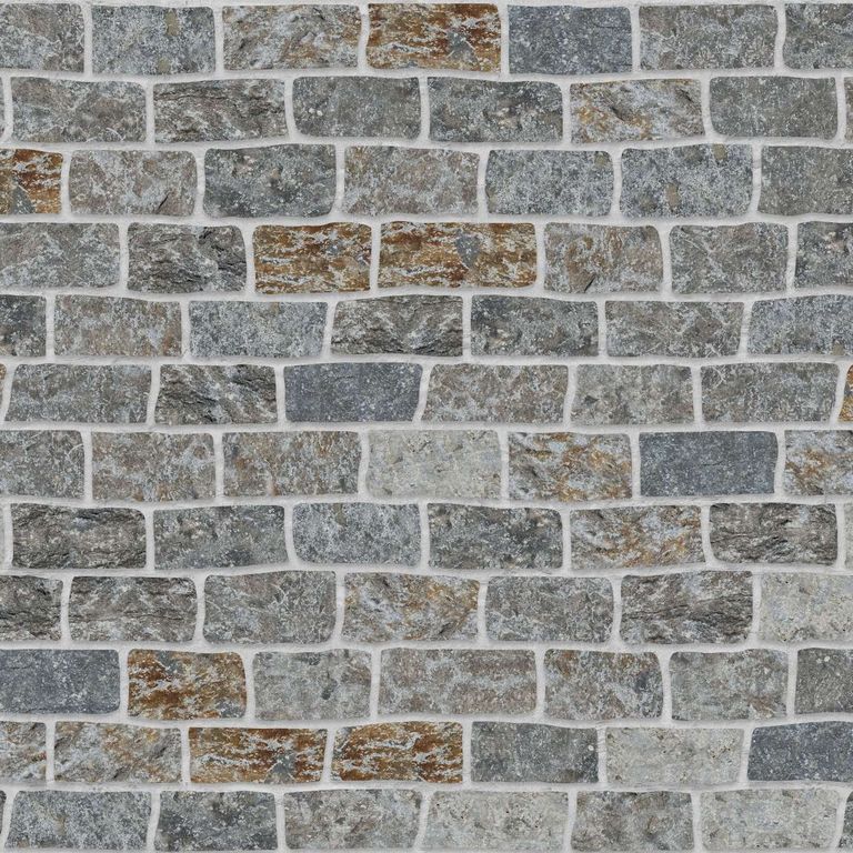 Reclaimed Belgian Bluestone Cobbles - Weathered & Worn Surface - Driveway - Medium Rec - DP053 SDM114 SDT237
