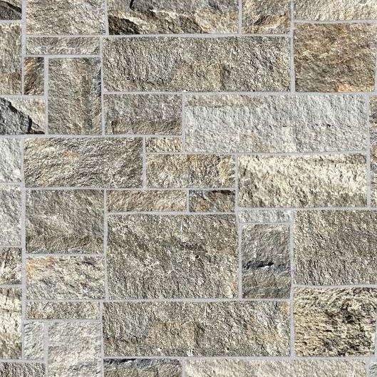 Reclaimed Curbstone Blend - Split-face Rough Plane Surface - Full Veneer - Large - DP084 SDM346 SDT379