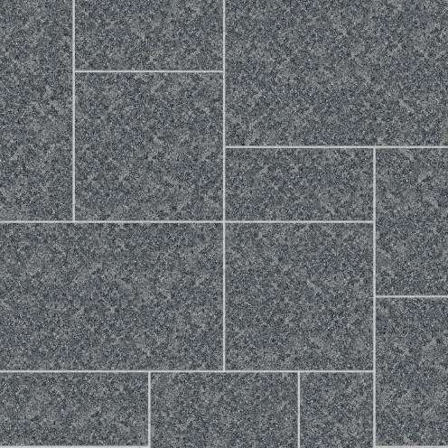 New Zen Black - Bush Hammered Finish - Patio - Standard - DP093 SDM251 SDT1054