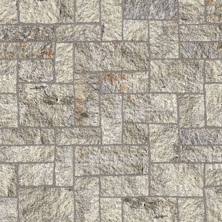 Reclaimed Curbstone Blend - Split-face Surface - Full Veneer - Standard - DP085 SDM347 SDT420