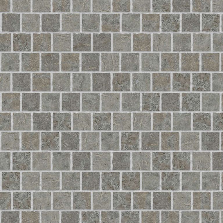 Reclaimed European Cobbles - Weathered & Worn Surface - Thin Veneer - Standard Square - DP077 SDM121 SDT233