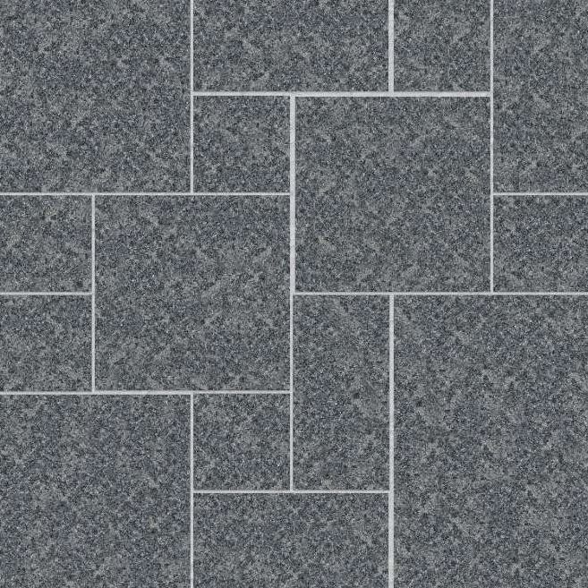 New Zen Black - Bush Hammered Finish - Patio - Standard - DP086 SDM251 SDT1047