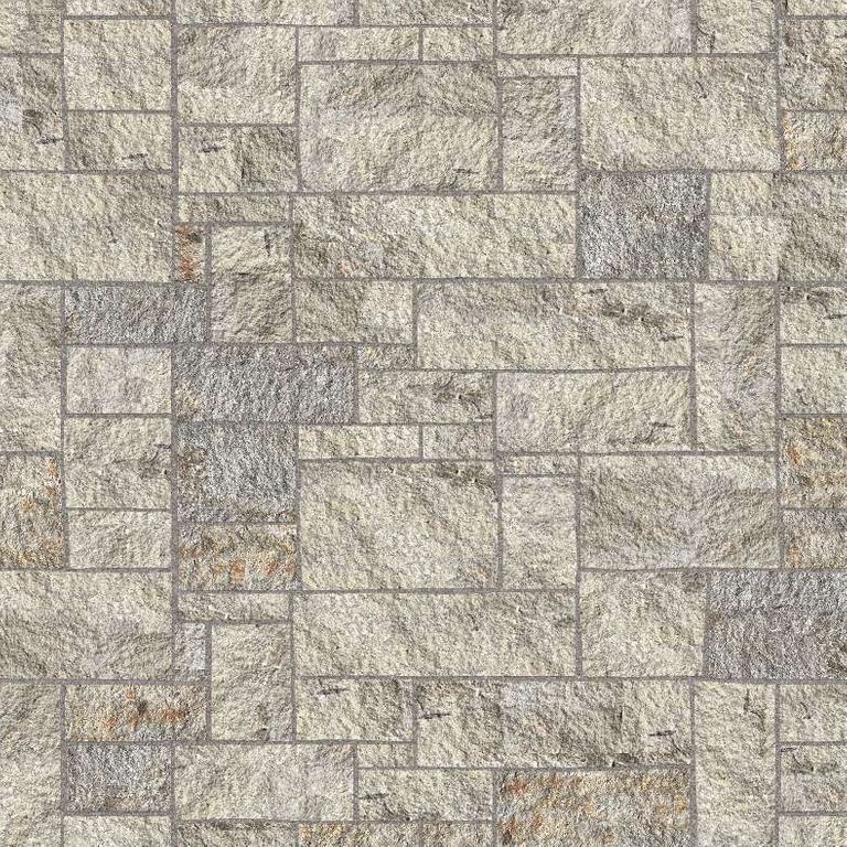 Reclaimed Curbstone Blend - Split-face Surface - Paver - Standard - DP084 SDM347 SDT366