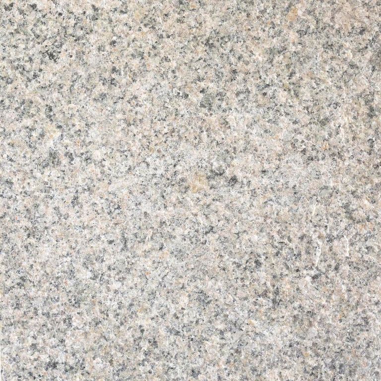 Swatch image for Granite - Cape Neddick Clear. The surface finish shown is flamed. Dominant colors shown are beige and gray; with pink and cream secondaries. Fine speckled and speckled color patterns.