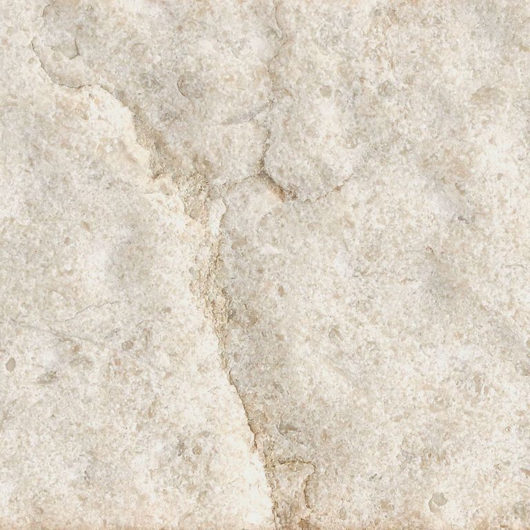 The surface finishes shown are brushed and split-face with flat plane. Dominant colors shown are beige and cream. The color mix creates a warm feeling. Speckled and blotched color patterns.