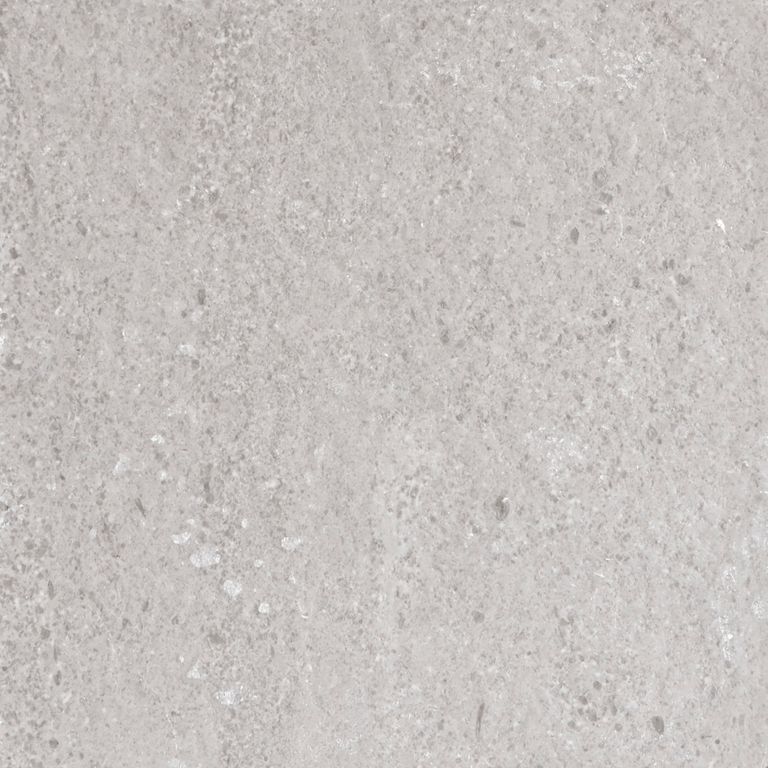 The surface finish shown is leathered. Dominant colors shown are beige and gray. The color mix creates a cool feeling. Blotched color pattern.