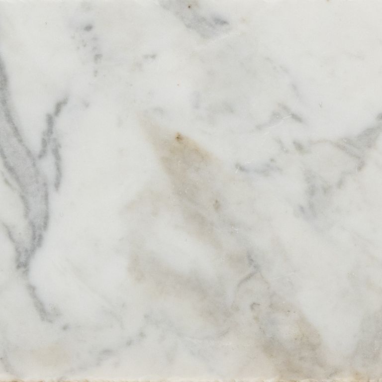 Feature image for Marble - White Marble . The surface finish shown is polished. Dominant colors shown are gray and white.