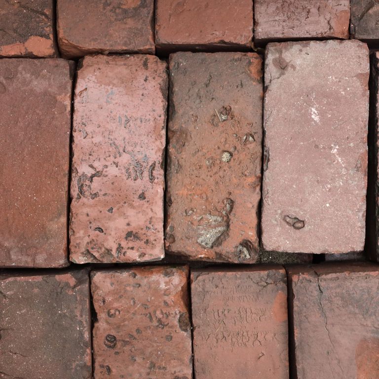 Application image for Brick - Reclaimed Boston Pavers. The surface finish shown is . Dominant colors shown are brown, pink and red. The color mix creates a warm feeling. Regular color pattern.