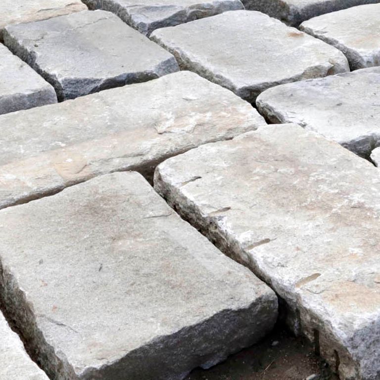 Reclaimed Granite Jumbo Curbstone
