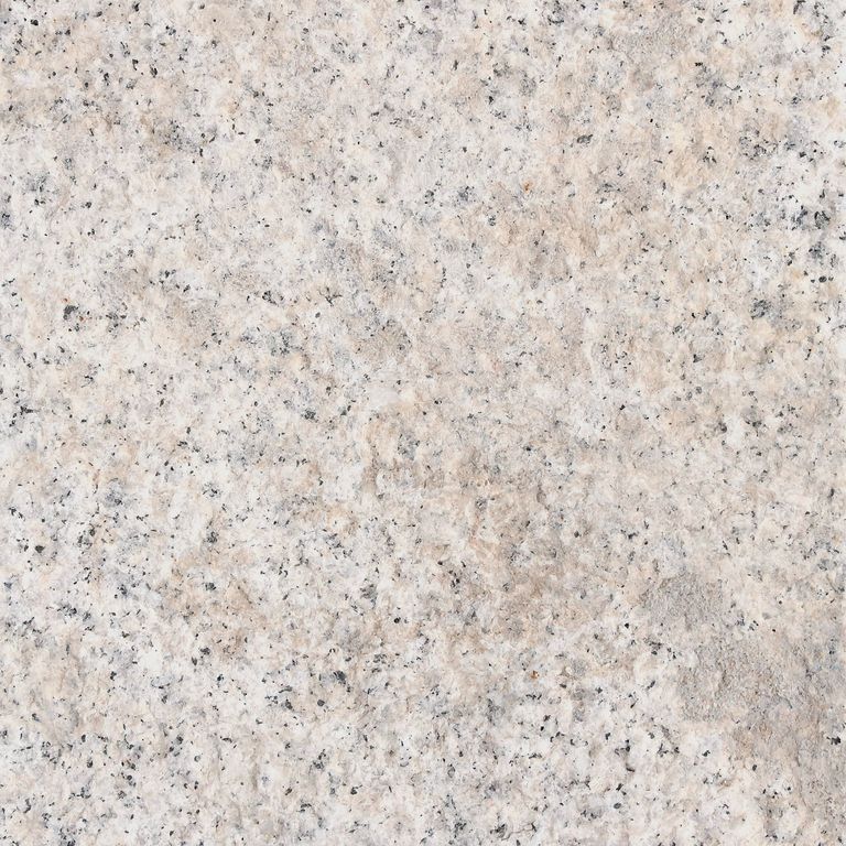 Color/Finish variation image for Reclaimed Footworn Granite Planks. Dominant colors shown are beige, gray and white; with pink, purple, tan and cream secondaries. The color mix creates a warm feeling. Random color pattern.