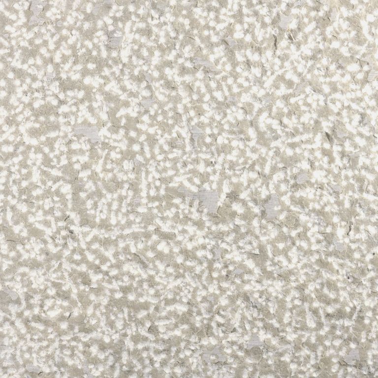 Color/Finish variation image for Sky Prima Limestone. The surface finish shown is coarse bush hammered. Dominant colors shown are beige, gray, white and cream; with a tan secondary. The color mix creates a warm feeling. Coarse speckled color pattern.
