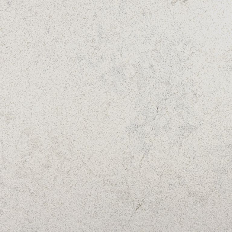 Color/Finish variation image for Sky Prima Limestone. The surface finish shown is sand blasted. Dominant colors shown are gray and white; with beige, pink and cream secondaries. The color mix creates a cool feeling. Solid and cloudy color patterns.