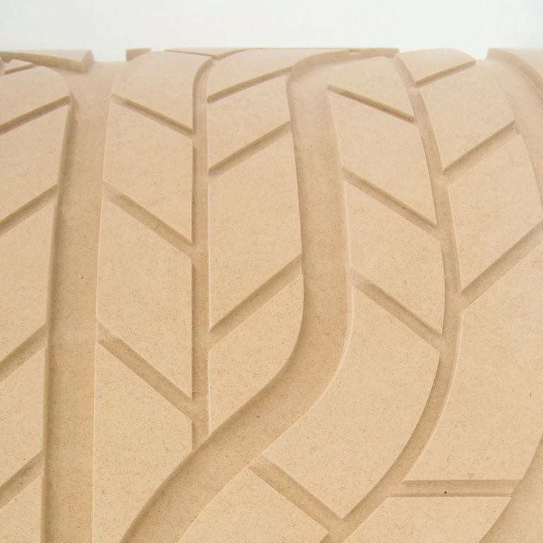 Application image for Sarafa Gold Limestone. The image shows this material being used in a sculpture & carvings application. This is a building and landscape stone for indoor and outdoor commercial and residential applications. Suitable for general use, low heat absorption surfaces, high traffic areas and high heel compatibilty situations. Moderate to higher on the price spectrum.
