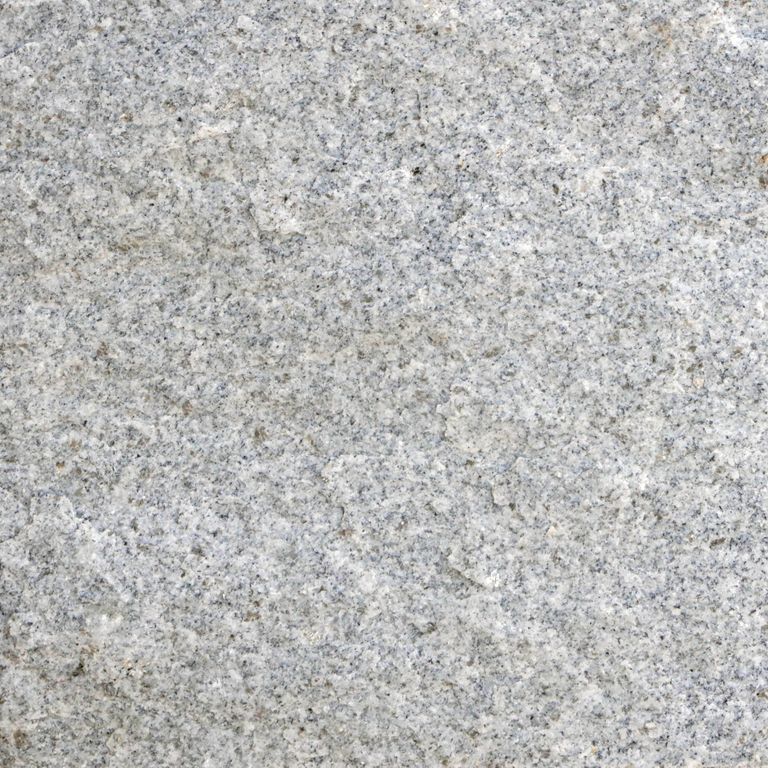The surface finish shown is split-face. Dominant colors shown are gray and white. The color mix creates a cool feeling. Random, speckled and fine speckled color patterns.