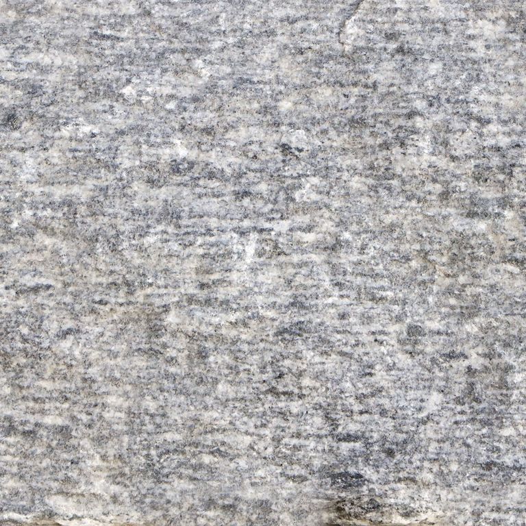 The surface finish shown is . The dominant color shown is gray. The color mix creates a cool feeling. Speckled color pattern. Contains some mica.