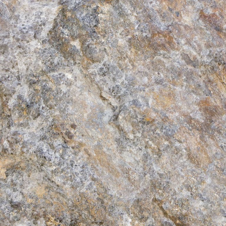 The surface finish shown is . The dominant color shown is gray. The color mix creates a warm feeling. Random, coarse speckled and streaked color patterns.