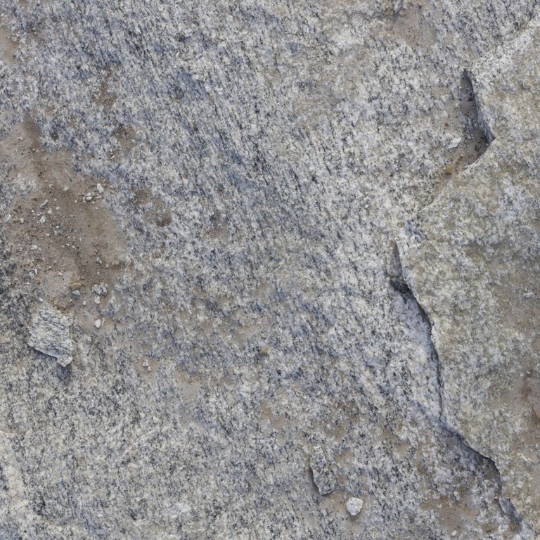 Color/Finish variation image for Black Mountain Granite - Natural. The dominant color shown is gray; with blue, brown, green, purple and white secondaries. Exhibits 