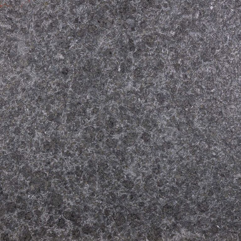 Color/Finish variation image for Zen Black Granite. The surface finish shown is . The dominant color shown is gray. The color mix creates a cool feeling.