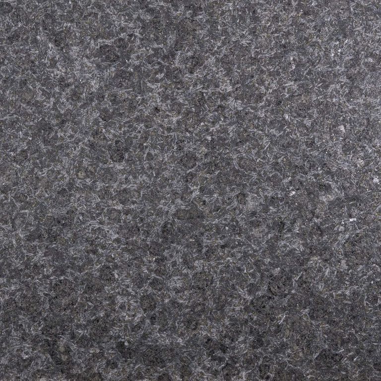 Color/Finish variation image for Zen Black Granite. The surface finish shown is . The dominant color shown is gray. The color mix creates a cool feeling.
