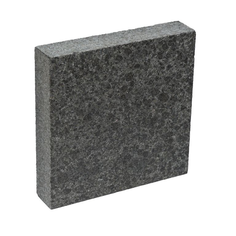 Application image for Granite - Zen Black. The surface finish shown is flamed. Dominant colors shown are black and gray. The color mix creates a cool feeling.