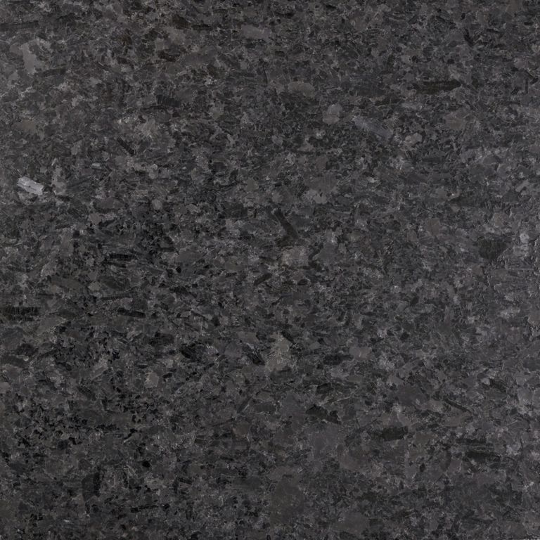 Color/Finish variation image for Granite - Academy Black. The surface finish shown is antiqued. The dominant color shown is black. The color mix creates a cool feeling. Coarse speckled color pattern.