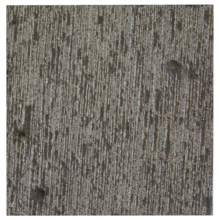 Color/Finish variation image for Ankar Black Basalt. The surface finish shown is fine adze. Dominant colors shown are black and gray; with black and purple secondaries. Exhibits 