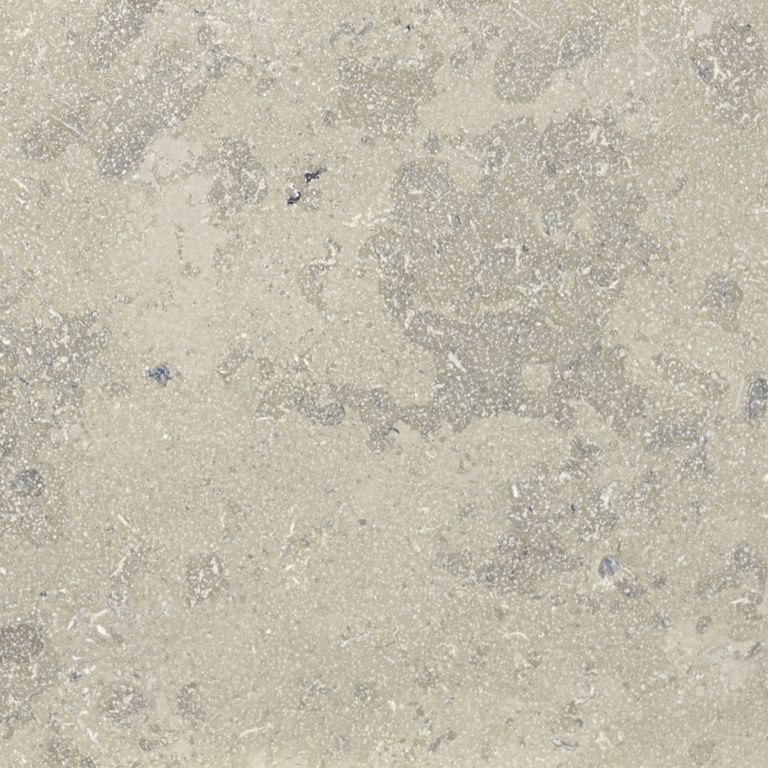 The surface finish shown is . The dominant color shown is beige. The color mix creates a cool feeling. Speckled and blotched color patterns.