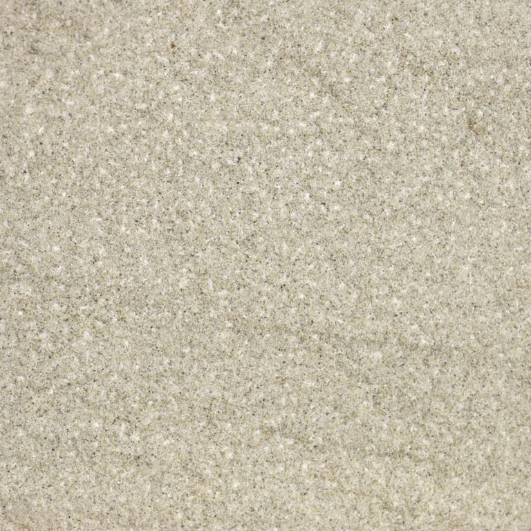 Feature image for Golden Sandstone. The dominant color shown is tan; with brown, gray, white and cream secondaries. The color mix creates a warm feeling. Speckled and cloudy color patterns.