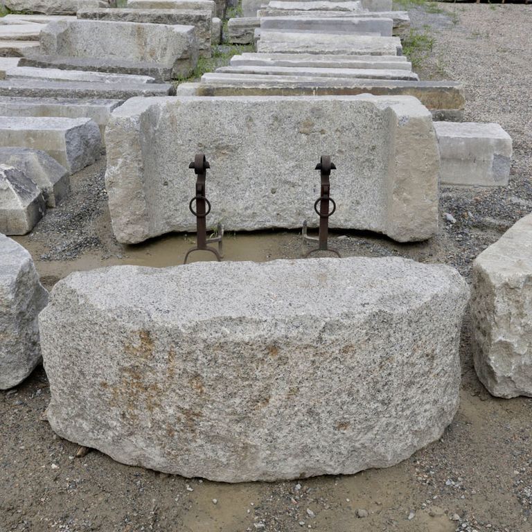 Application image for Granite - Reclaimed - Historic Streetscape Stones. The dominant color shown is gray.