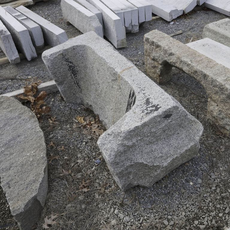 Application image for Granite - Reclaimed - Historic Streetscape Stones. The dominant color shown is gray.