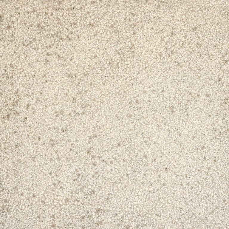 Color/Finish variation image for Spanish Amalfi Limestone. The surface finish shown is fine bush hammered. The dominant color shown is tan. The color mix creates a warm feeling. Speckled color pattern.