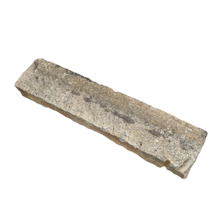 Granite - Reclaimed First Generation Curbstone
