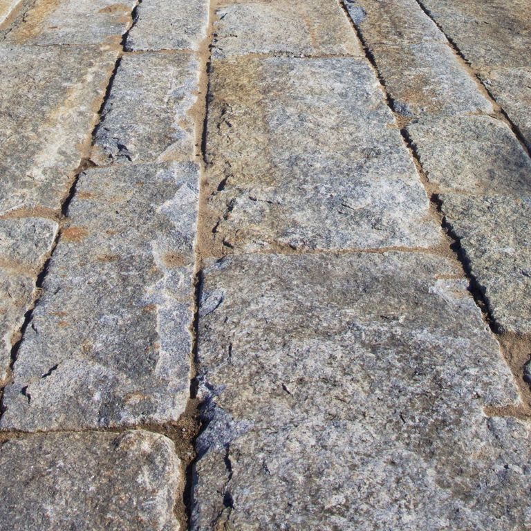 Reclaimed First Generation Granite Curbstone