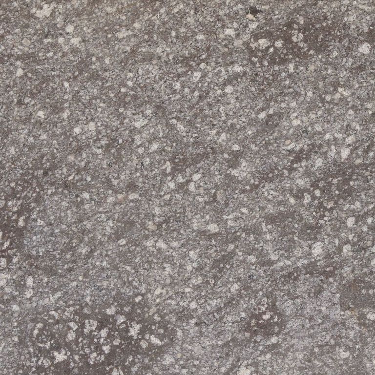 Swatch image cropped for Imperial Roman Porphyry - Brown. The surface finish shown is sawn. Dominant colors shown are gray and purple; with beige, brown, green, white and tan secondaries. Exhibits 