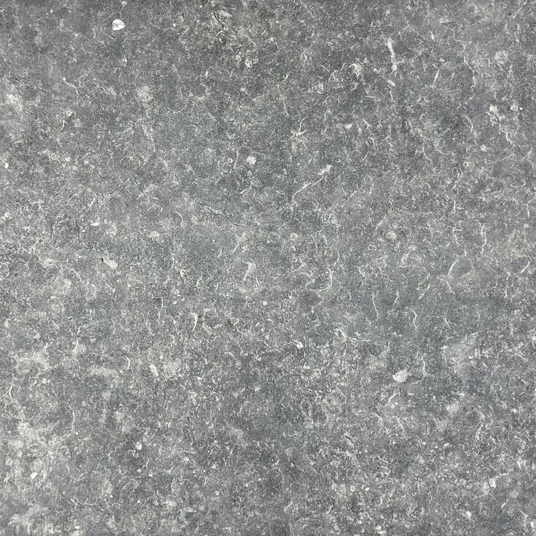 The surface finish shown is flamed. The dominant color shown is gray. The color mix creates a cool feeling. Coarse speckled color pattern.
