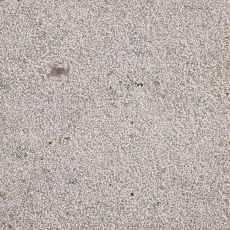 The surface finish shown is sand blasted. The dominant color shown is gray. The color mix creates a cool feeling. Speckled and blotched color patterns.