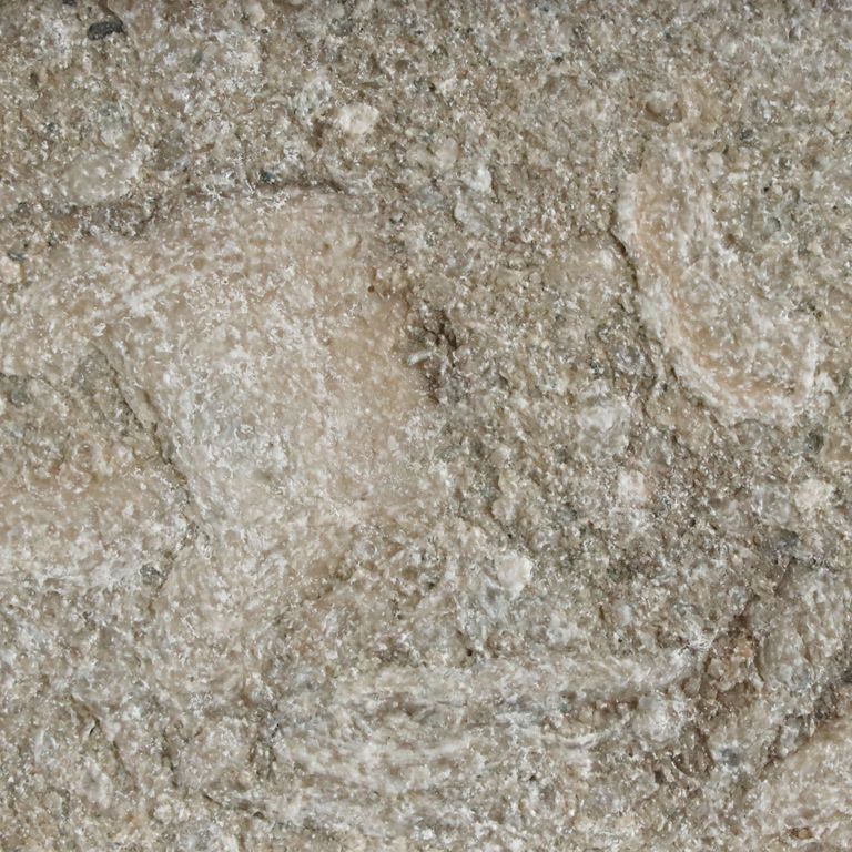 Color/Finish variation image for Veneto Olivo Limestone - Pavers. The surface finish shown is sand blasted. Dominant colors shown are gray and tan. The color mix creates a warm feeling. Speckled and blotched color patterns.