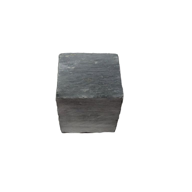 Black Schist Cobblestone - Natural Cleft Cubes