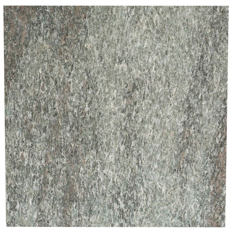 Color/Finish variation image for Mystic Mountain Oversized Pavers - Live Edge. Dominant colors shown are green and gray; with beige, brown and white secondaries. Exhibits 