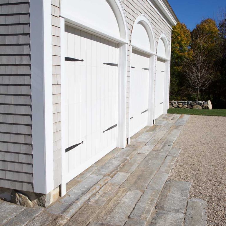 The image shows this product being used in a driveway aprons application.