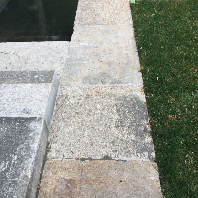 The image shows this product being used for pool coping, pool deck pavers and .