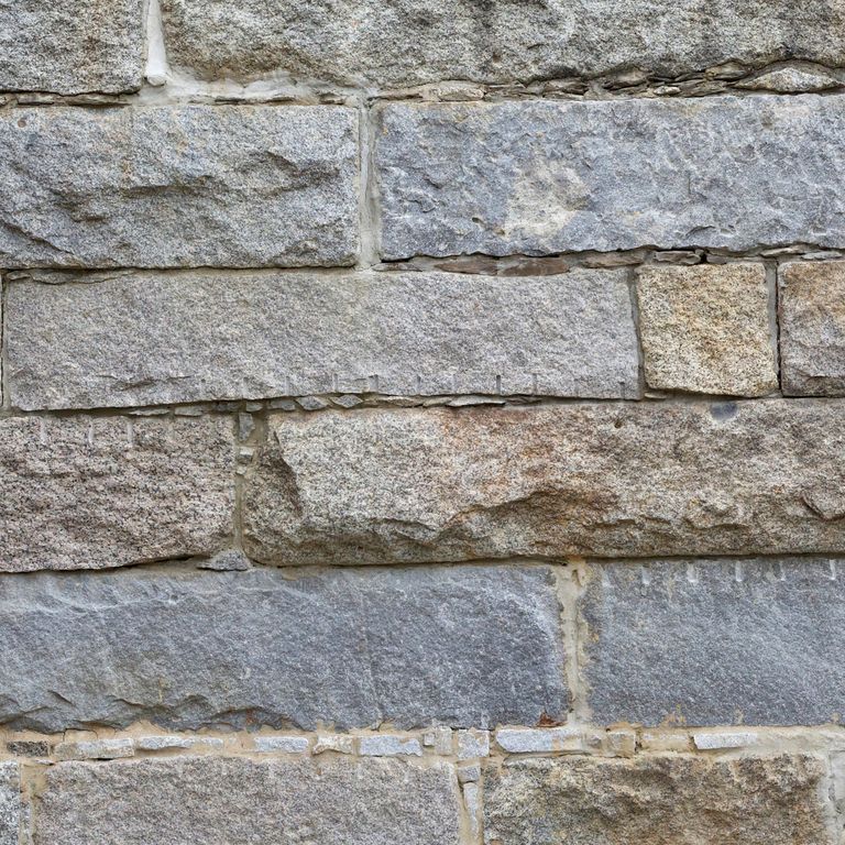 Reclaimed Granite Bridge Blocks - Retaining Walls