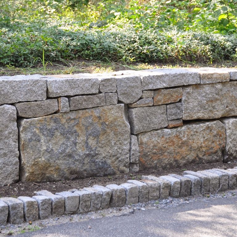 Reclaimed Granite Block - Wallstone Mix