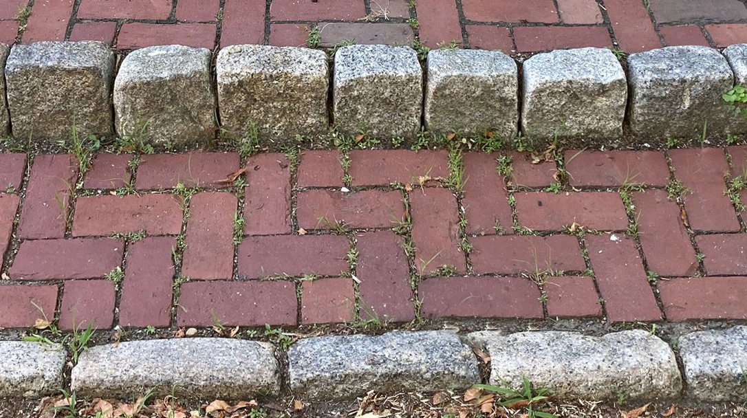Reclaimed New England Cobblestones - Medium Edging