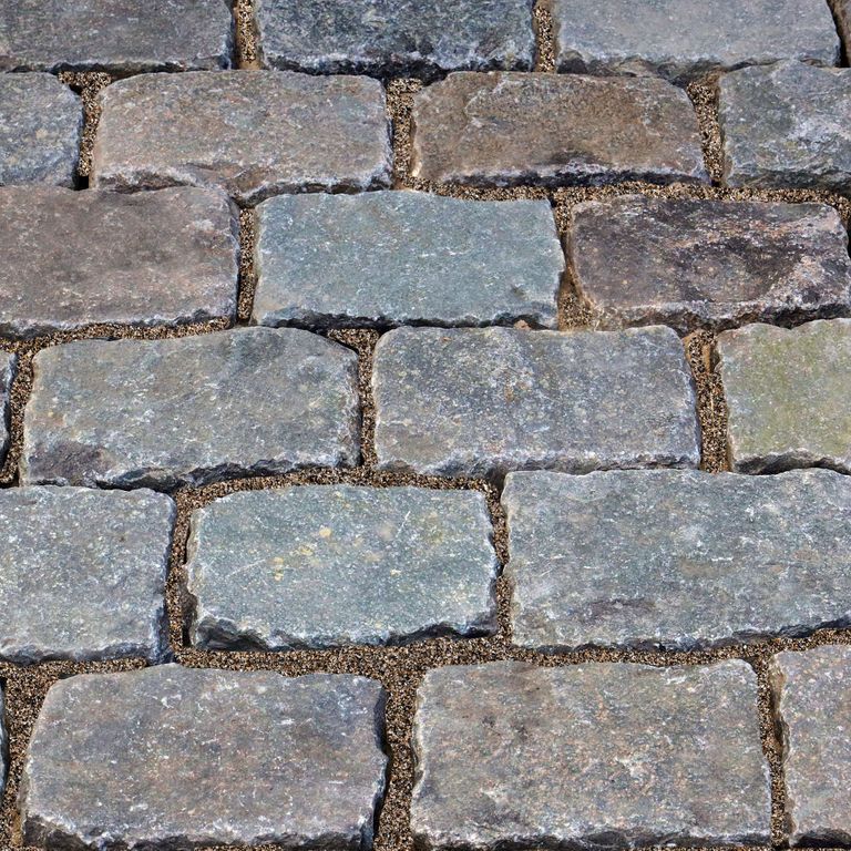 Reclaimed European Porphyry Cobblestones - Rectangle - Worn Surface