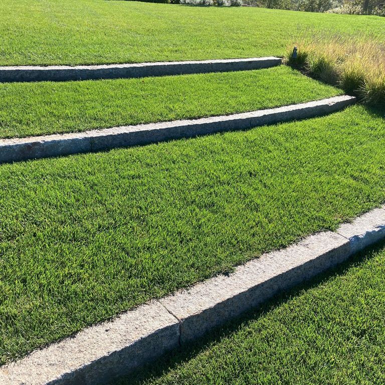 Reclaimed First Generation Curbstone - Lawn Steps