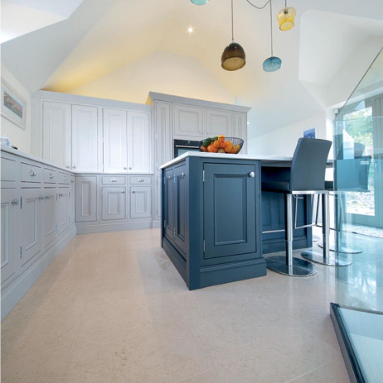 The image shows this product being used in an interior floor application.